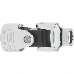 Proto - 5/16", 3/8" Drive, Intermediate Hand Socket - 12 Points, 1-47/64" OAL, Steel, Full Polish Finish - Exact Tooling