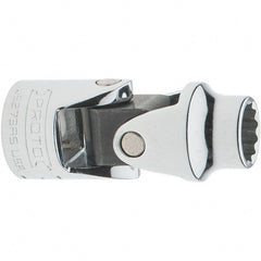 Proto - 3/8", 3/8" Drive, Intermediate Hand Socket - 12 Points, 2" OAL, Steel, Full Polish Finish - Exact Tooling