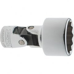 Proto - 15/16", 3/8" Drive, Intermediate Hand Socket - 12 Points, 2-1/4" OAL, Steel, Full Polish Finish - Exact Tooling