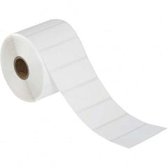Value Collection - Pack of 12 Rolls, 1,310 Labels per Roll, 3" x 1" White Paper Thermal Labels - Exact Tooling