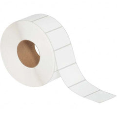 Value Collection - Pack of 6 Rolls, 3,000 Labels per Roll, 3" x 2" White Matte Coated Facestock Thermal Labels - Exact Tooling