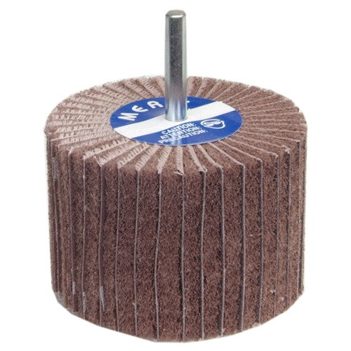 2″ × 1 1/2″ × 1/4″ Interleaf Non-Woven Flap Wheel 60 Grit Aluminum Oxide - Exact Tooling