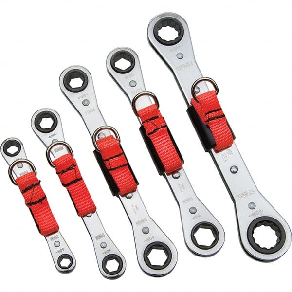 Proto - Box Wrenches; Wrench Type: Box Wrench ; Tool Type: Ratcheting; Tethered ; Size (mm): 16 x 17 ; Number of Points: 6 ; Head Type: Single End ; Finish/Coating: Polished - Exact Tooling
