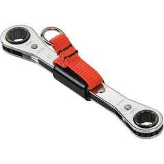 Proto - Box Wrenches; Wrench Type: Box Wrench ; Tool Type: Ratcheting; Tethered ; Size (Inch): 1/2 x 9/16 ; Size (mm): 26 x 28 ; Number of Points: 12 ; Head Type: Single End - Exact Tooling