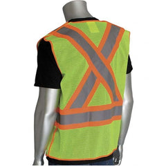 PIP - Size 2XL Lime Mesh Breakaway High Visibility Vest - Exact Tooling