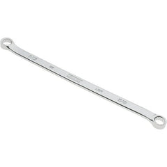 Proto - 3/8" x 7/16" 12 Point Box Wrench - Double End, 37/64" Head Diam x 21/64" Head Thickness, 9-27/32" OAL, Steel, Polished Finish, 15° Offset - Exact Tooling