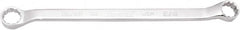 Proto - 3/4" x 13/16" 12 Point Box Wrench - Double End, 1-13/64" Head Diam x 1" Head Thickness, 12-13/64" OAL, Steel, Polished Finish, 15° Offset - Exact Tooling