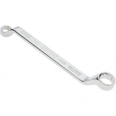 Proto - 11/16" x 3/4" 12 Point Box Wrench - Double End, 1" Head Diam x 1-5/32" Head Thickness, 10-51/64" OAL, Steel, Polished Finish, 15° Offset - Exact Tooling
