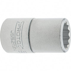 Proto - 3/4" Drive, Standard Hand Socket - 12 Points, 2.307" OAL, Steel, Full Polish Finish - Exact Tooling