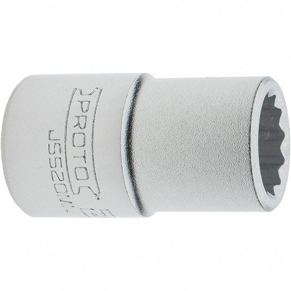 Proto - 3/4" Drive, Standard Hand Socket - 12 Points, 2.307" OAL, Steel, Full Polish Finish - Exact Tooling