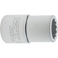 Proto - 3/4" Drive, Standard Hand Socket - 12 Points, 2.307" OAL, Steel, Full Polish Finish - Exact Tooling