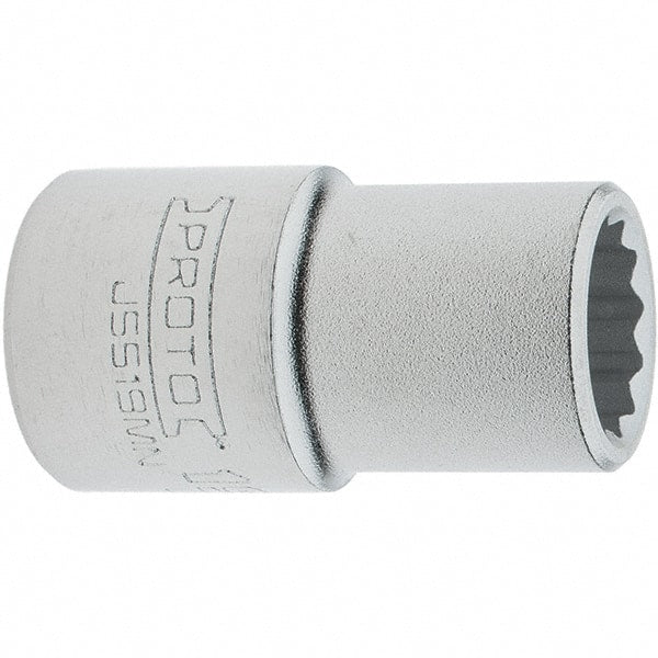 Proto - 3/4" Drive, Standard Hand Socket - 12 Points, 2.307" OAL, Steel, Full Polish Finish - Exact Tooling