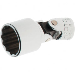Proto - 1/4" Drive, Standard Hand Socket - 12 Points, 1-17/64" OAL, Steel, Full Polish Finish - Exact Tooling