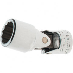 Proto - 1/4" Drive, Standard Hand Socket - 12 Points, 1-17/64" OAL, Steel, Full Polish Finish - Exact Tooling