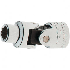 Proto - 1/4" Drive, Standard Hand Socket - 12 Points, 1-17/64" OAL, Steel, Full Polish Finish - Exact Tooling