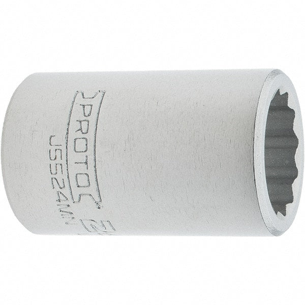 Proto - 3/4" Drive, Standard Hand Socket - 12 Points, 2.307" OAL, Steel, Full Polish Finish - Exact Tooling