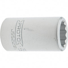 Proto - 3/4" Drive, Standard Hand Socket - 12 Points, 2.307" OAL, Steel, Full Polish Finish - Exact Tooling