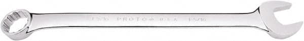 Proto - 1-5/16" 12 Point Combination Wrench - 15° Offset Angle, 17-5/8" OAL, Steel, Full Polish Finish - Exact Tooling