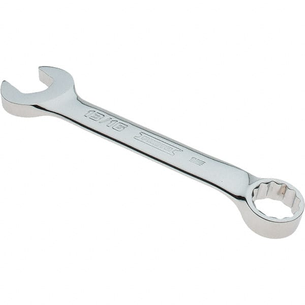 Proto - 13/16" 12 Point Combination Wrench - 15° Offset Angle, 7-45/64" OAL, Steel, Full Polish Finish - Exact Tooling
