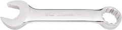 Proto - 32mm 12 Point Combination Wrench - 15° Offset Angle, 9-45/64" OAL, Steel, Full Polish Finish - Exact Tooling