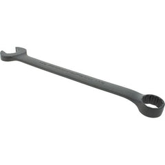 Proto - 1-3/16" 12 Point Combination Wrench - 15° Offset Angle, 15-7/8" OAL, Steel, Black Finish - Exact Tooling