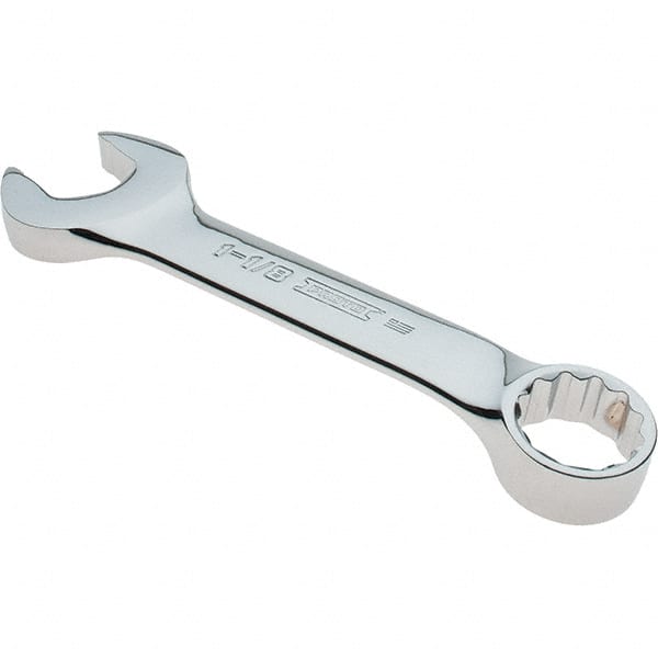 Proto - 1-1/8" 12 Point Combination Wrench - 15° Offset Angle, 8-29/32" OAL, Steel, Full Polish Finish - Exact Tooling