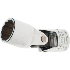 Proto - 3/8" Drive, Standard Hand Socket - 12 Points, 2-1/4" OAL, Steel, Full Polish Finish - Exact Tooling