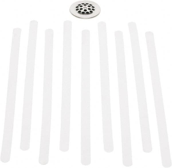 Ability One - Grating, Stair Treads & Step Bars; Surface Style: Plain Surface ; Material: Coated Vinyl ; Length (Inch): 17 ; Width (Inch): 3/4 ; Height (Inch): 0 - Exact Tooling