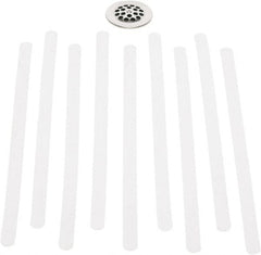 Ability One - Grating, Stair Treads & Step Bars; Surface Style: Plain Surface ; Material: Coated Vinyl ; Length (Feet): 60.00 ; Width (Inch): 6 ; Height (Inch): 0 - Exact Tooling