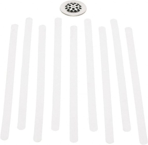 Ability One - Grating, Stair Treads & Step Bars; Surface Style: Plain Surface ; Material: Coated Vinyl ; Length (Feet): 60.00 ; Width (Inch): 2 ; Height (Inch): 0 - Exact Tooling