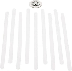 Ability One - Grating, Stair Treads & Step Bars; Surface Style: Plain Surface ; Material: Coated Vinyl ; Length (Feet): 60.00 ; Width (Inch): 2 ; Height (Inch): 0 - Exact Tooling