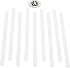 Ability One - Grating, Stair Treads & Step Bars; Surface Style: Plain Surface ; Material: Coated Vinyl ; Length (Inch): 24 ; Width (Inch): 6 ; Height (Inch): 0 - Exact Tooling