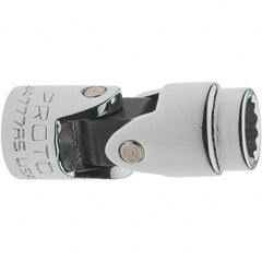 Proto - 9/32", 1/4" Drive, Standard Hand Socket - 12 Points, 1-23/64" OAL, Steel, Chrome Finish - Exact Tooling