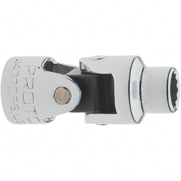 Proto - 7/32", 1/4" Drive, Standard Hand Socket - 12 Points, 1-5/16" OAL, Steel, Chrome Finish - Exact Tooling