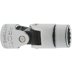 Proto - 5/16", 1/4" Drive, Standard Hand Socket - 12 Points, 1-7/16" OAL, Steel, Chrome Finish - Exact Tooling