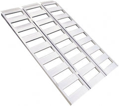 Erickson Manufacturing - 77" Long x 50" Wide, 1,500 Lb Capacity, Foldable Truck Ramp - Aluminum, For All Vehicles - Exact Tooling