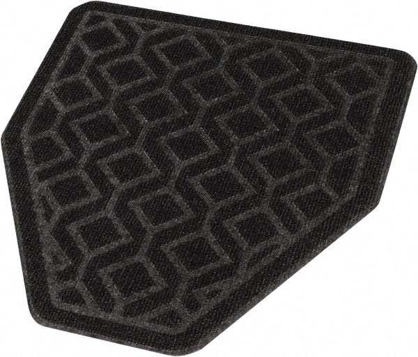 PRO-SOURCE - Olefin & Latex Disposable Urinal Mat - Black, Unscented Scented - Exact Tooling