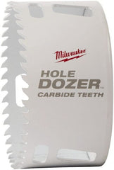 Milwaukee Tool - 3/4" Diam, 1-5/8" Cutting Depth, Hole Saw - Carbide-Tipped Saw, Toothed Edge - Exact Tooling