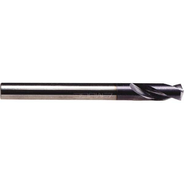 Emuge - 1/4" Body Diam, 142°, 2-1/2" OAL, Solid Carbide Spotting Drill - Exact Tooling