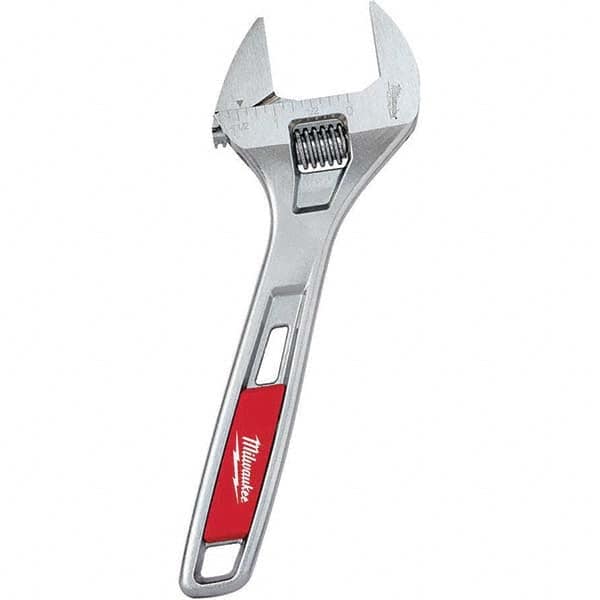 Milwaukee Tool - Adjustable Wrenches Wrench Type: Wide Jaw Wrench Size (Inch): 8 - Exact Tooling