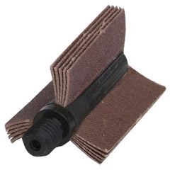 5 1/2″ × 1 1/2″ Bore Polisher 240 Grit Very Fine Aluminum Oxide Fits 3 1/8″-4″ Inside Diameter X Weight Cotton/Poly Backing - Exact Tooling