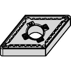 DNMG 432 Double-sided|G WM15CT, 1/32″ Corner Radius, 3/16″ Thick, 1/2″ Inscribed Circle, TiN, Turning Indexable Insert - Exact Tooling