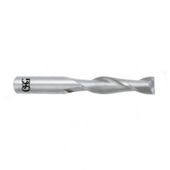 10mm Dia. x 76mm Overall Length 2-Flute Square End Solid Carbide SE End Mill-Round Shank-Center Cutting-Uncoated - Exact Tooling