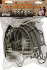 Erickson Manufacturing - Tarp Strap with S Hook - 10, 15, 21" OAL, Camouflage Green - Exact Tooling