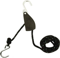 Erickson Manufacturing - Nylon Tite Rope Pulley - 1/2" Wide x 144" Long, Black, For Use with Pick Ups - Exact Tooling