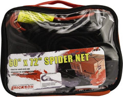 Erickson Manufacturing - Rubber Cargo Net - 72" Wide x 60" Long, Black, For Use with Pick Ups - Exact Tooling