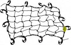 Erickson Manufacturing - Rubber Cargo Net - 28" Wide x 28" Long, Black, For Use with ATV's - Exact Tooling