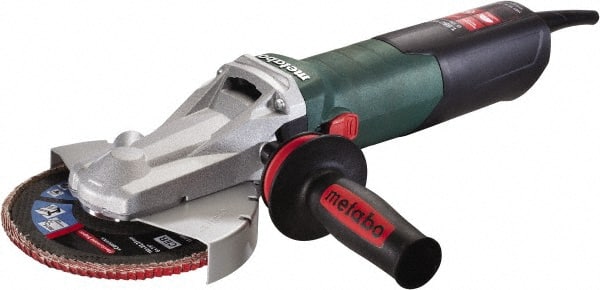 Metabo - 6" Wheel Diam, 9,600 RPM, Corded Angle & Disc Grinder - 5/8-11 Spindle, 13.5 Amps - Exact Tooling
