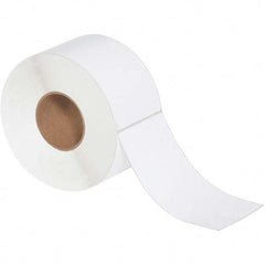 Value Collection - Pack of 4 Rolls, 800 Labels per Roll, 4" x 8" White Matte Coated Facestock Thermal Labels - Exact Tooling