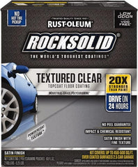 Rust-Oleum - 120 oz Satin Textured Topcoat - Low Odor & Chemical Resistant - Exact Tooling